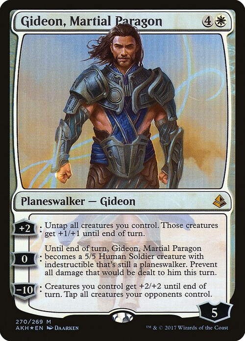 Gideon, Paradigma Marziale Card Front