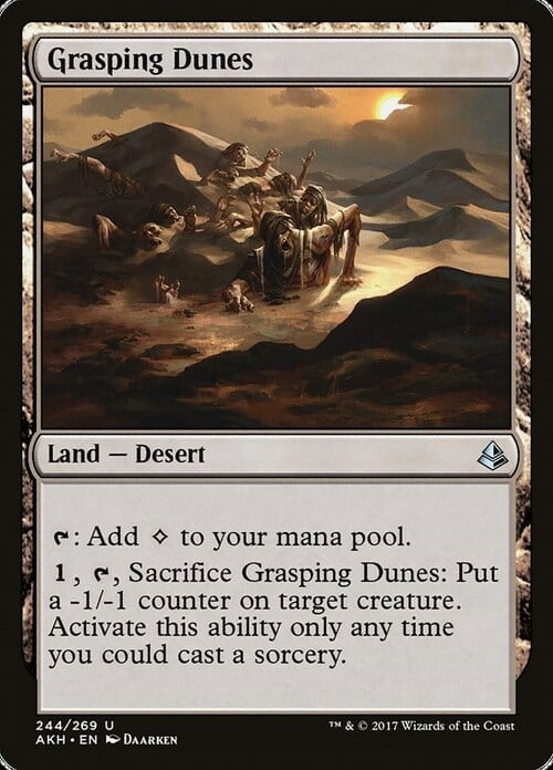 Grasping Dunes Card Front