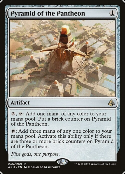 Pyramid of the Pantheon Card Front