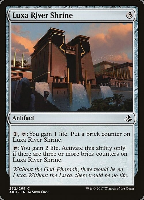 Santuario del Fiume Luxa Card Front
