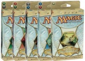 Scars of Mirrodin Intro Pack Set of 5