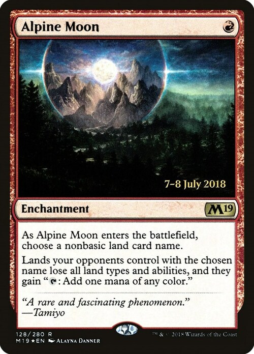 Alpine Moon Card Front