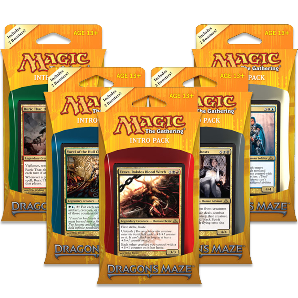 Dragon's Maze Intro Pack Set of 5