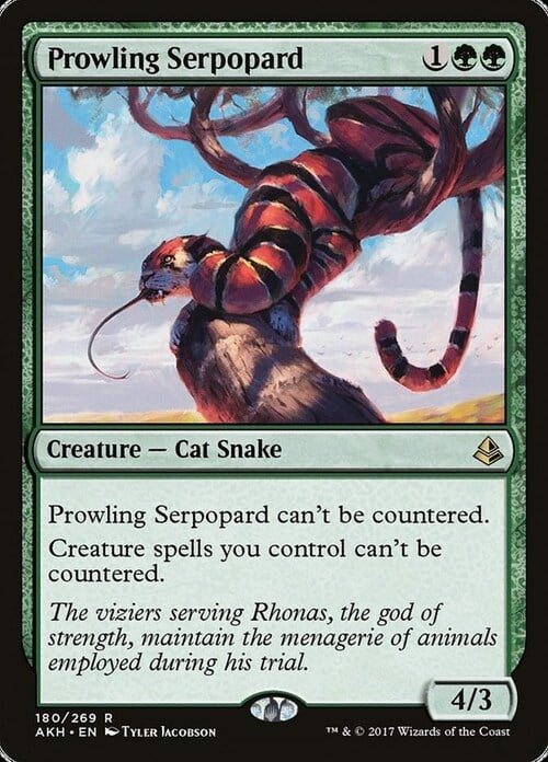 Prowling Serpopard Card Front