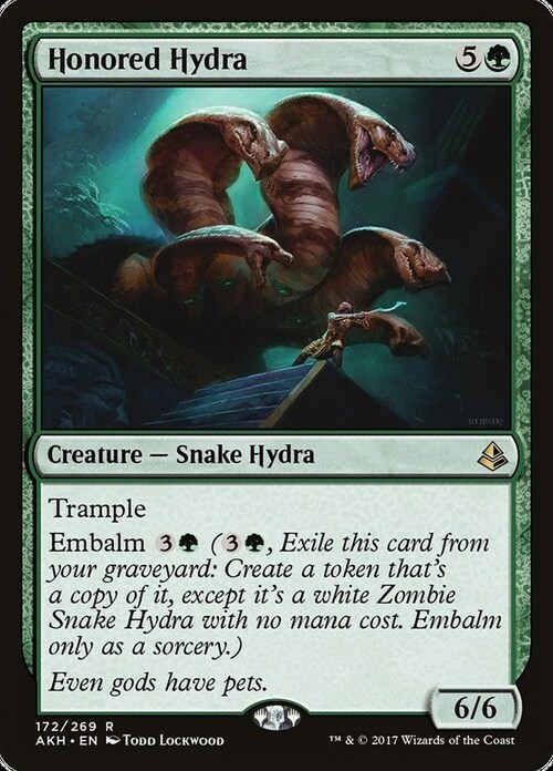 Honored Hydra Card Front