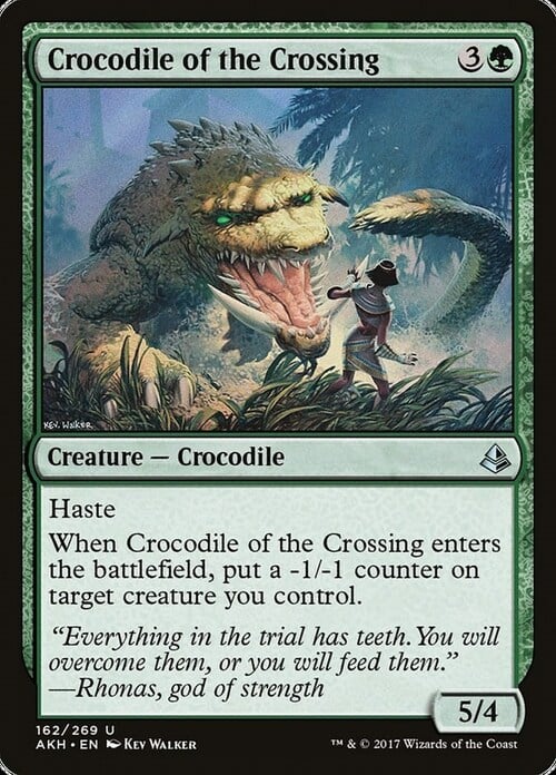Crocodile of the Crossing Card Front