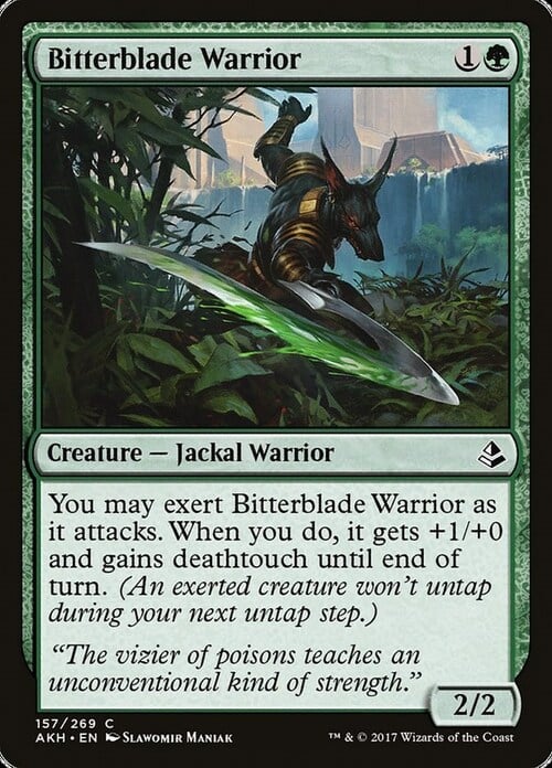 Bitterblade Warrior Card Front