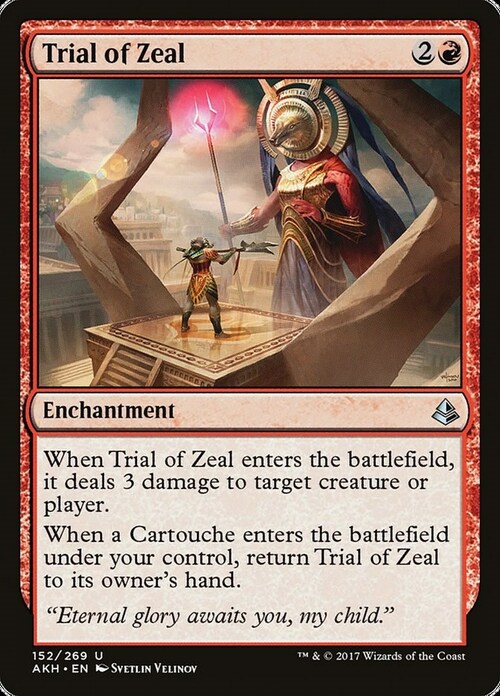 Trial of Zeal Card Front