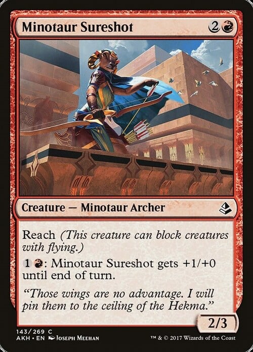 Minotaur Sureshot Card Front
