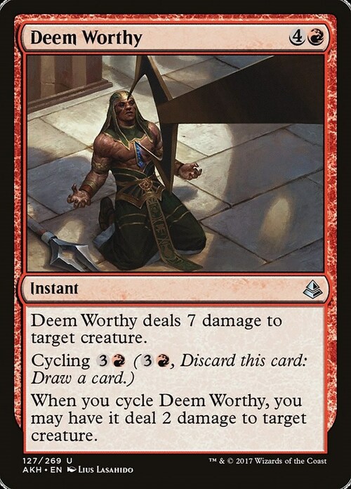 Deem Worthy Card Front