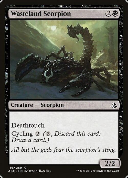 Scorpione delle Lande Desolate Card Front