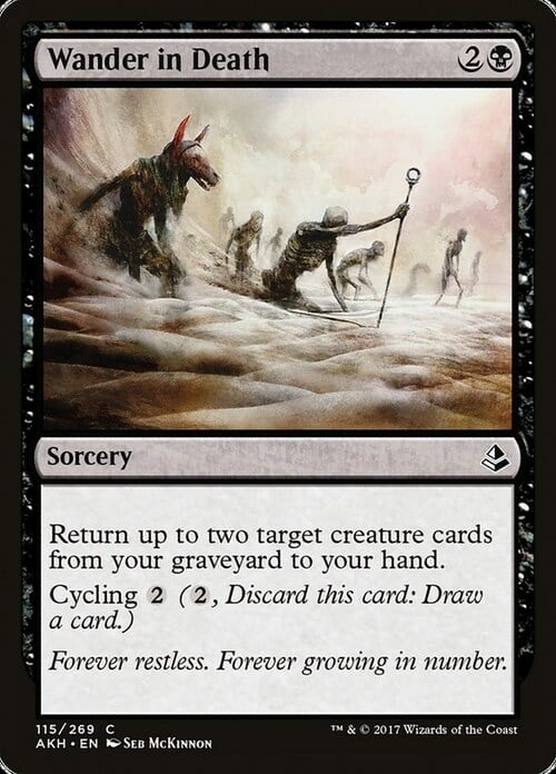 Wander in Death Card Front