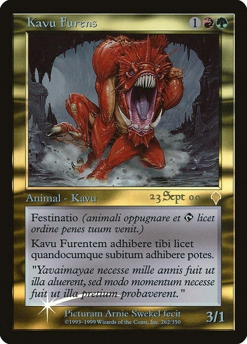 Kavu Furioso Card Front