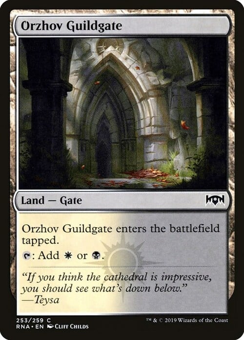 Orzhov Guildgate Card Front