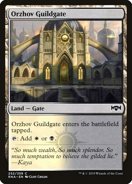 Orzhov Guildgate Card Front