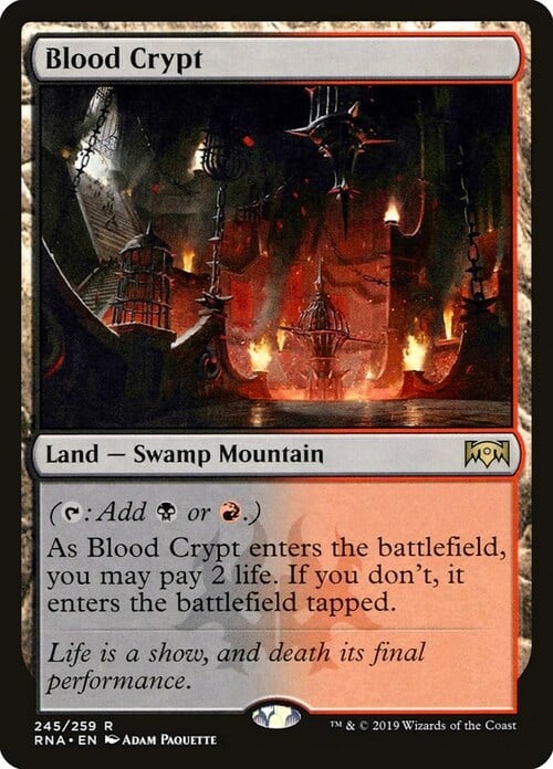 Blood Crypt Card Front
