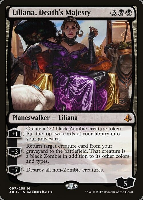 Liliana, Death's Majesty Card Front
