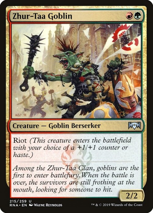 Goblin del Clan Zhur-Taa Card Front