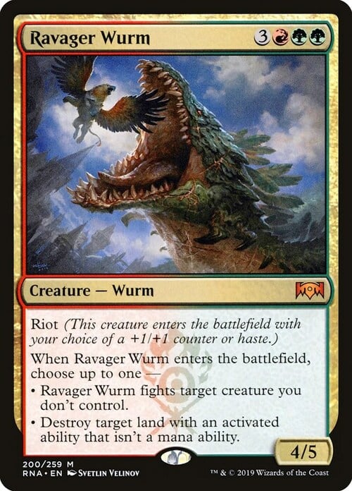 Ravager Wurm Card Front
