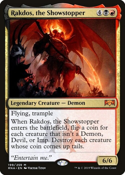 Rakdos, the Showstopper Card Front