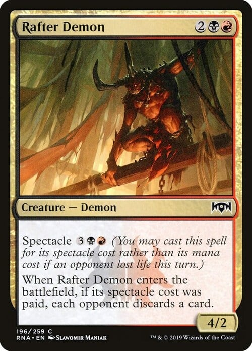 Rafter Demon Card Front