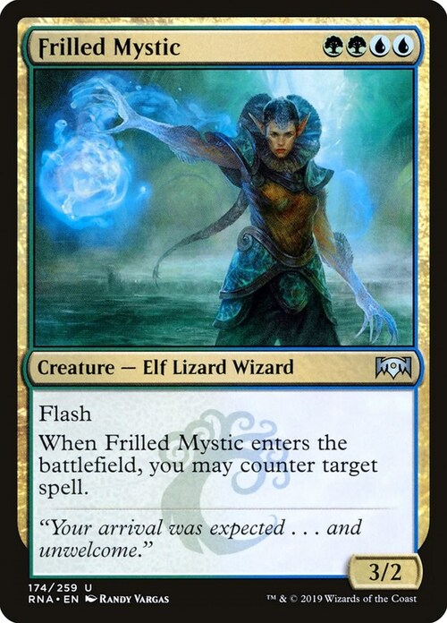 Frilled Mystic Card Front
