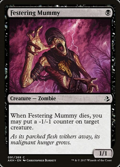 Festering Mummy Card Front