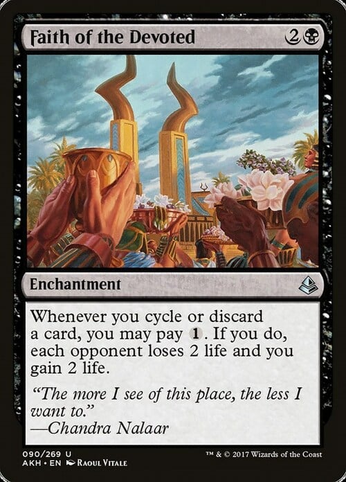 Faith of the Devoted Card Front