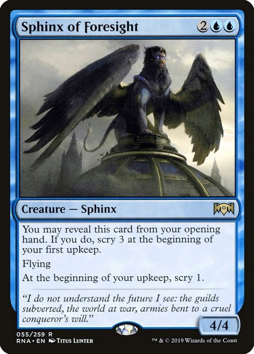 Sphinx of Foresight Card Front