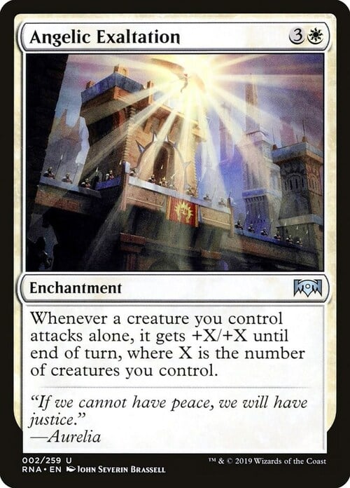 Angelic Exaltation Card Front