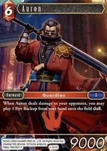 Auron (1-001) Card Front