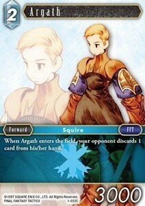 Argath (1-033) Card Front