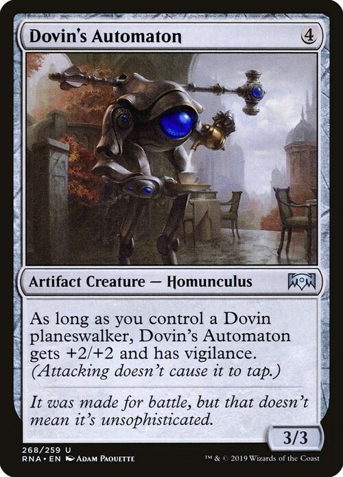 Dovin's Automaton Card Front