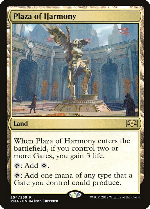 Plaza of Harmony Card Front