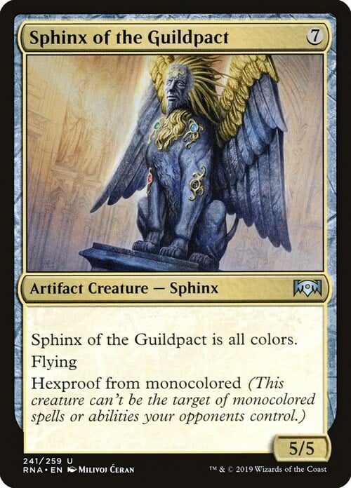 Sphinx of the Guildpact Card Front