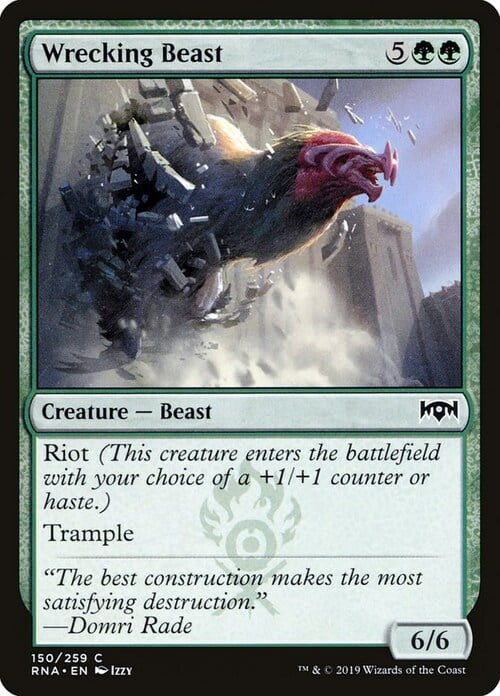 Wrecking Beast Card Front