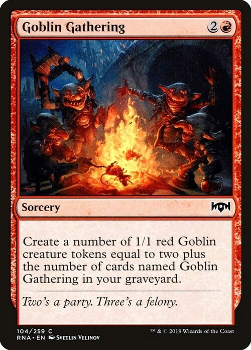 Raduno di Goblin Card Front