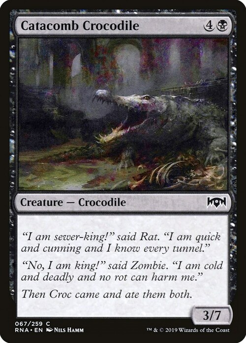 Catacomb Crocodile Card Front