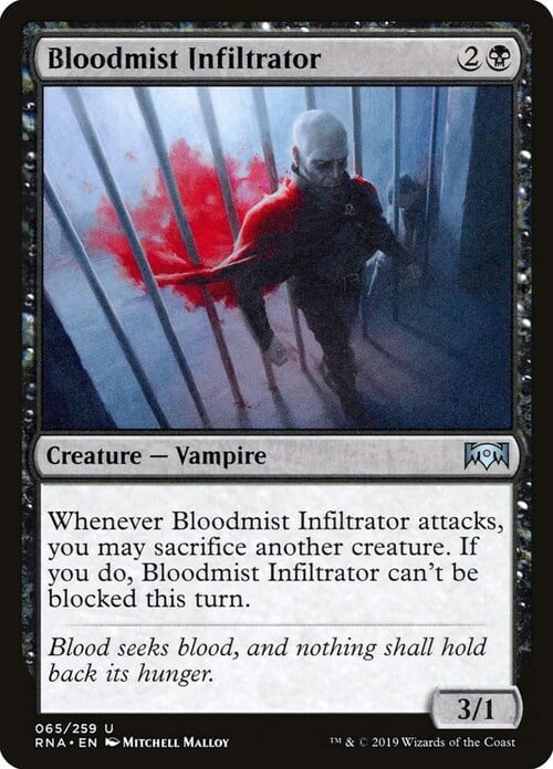Bloodmist Infiltrator Card Front