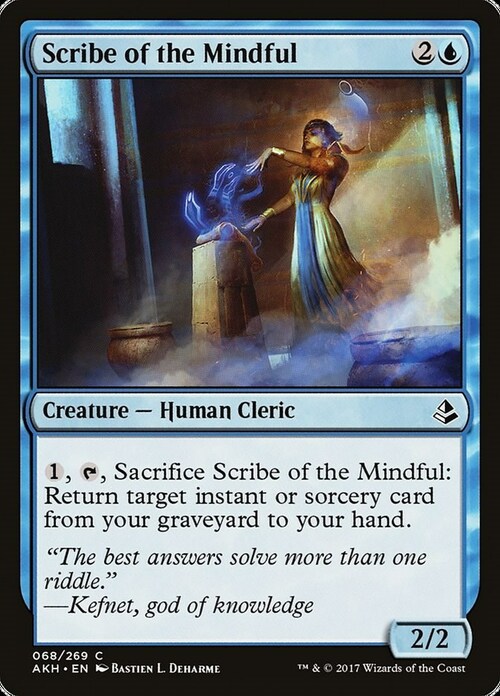 Scribe of the Mindful Card Front