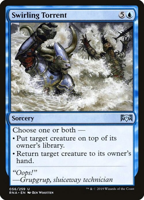 Swirling Torrent Card Front