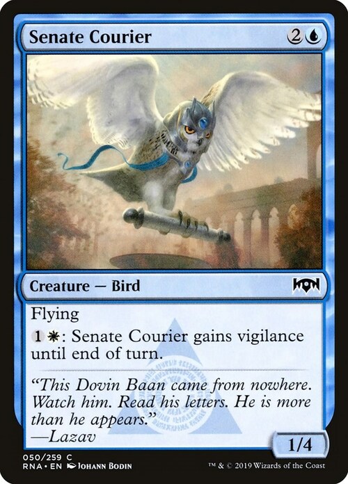 Senate Courier Card Front