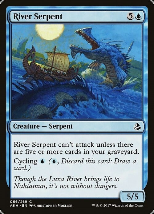 River Serpent Card Front