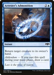 Arrester's Admonition 031
