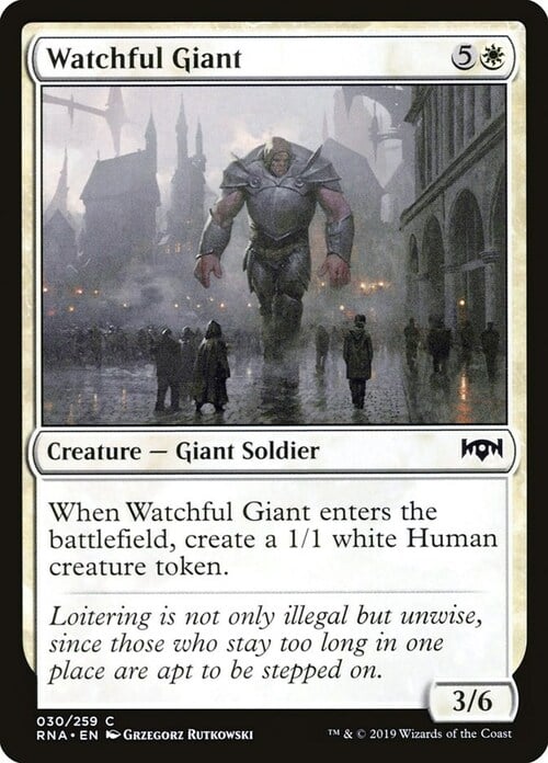 Watchful Giant Card Front