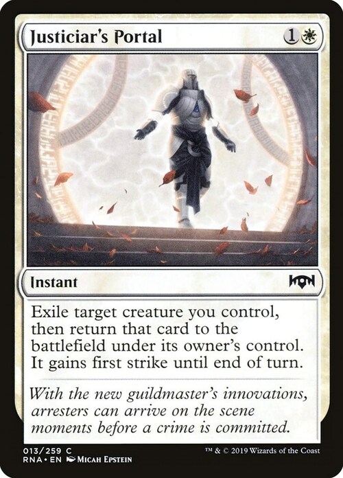Justiciar's Portal Card Front