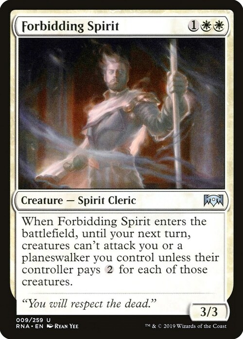 Forbidding Spirit Card Front