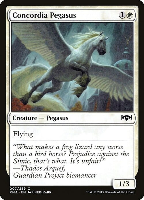 Concordia Pegasus Card Front