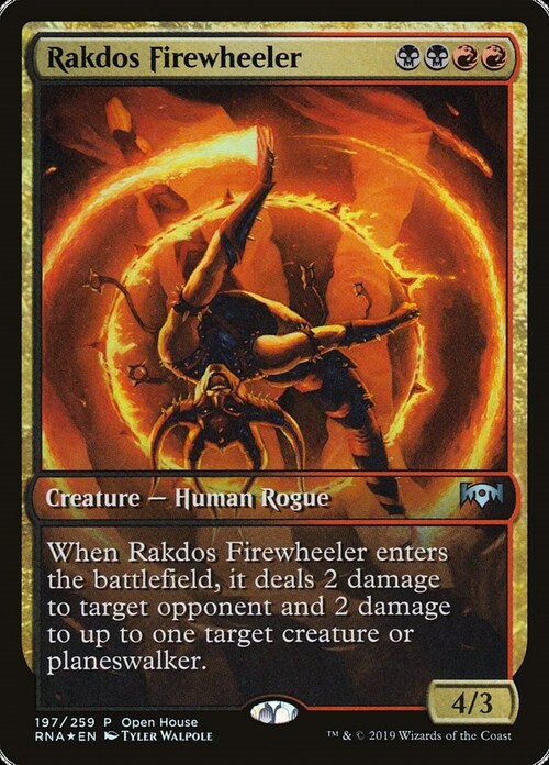 Rakdos Firewheeler Card Front