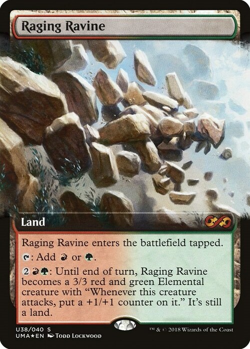 Raging Ravine Card Front